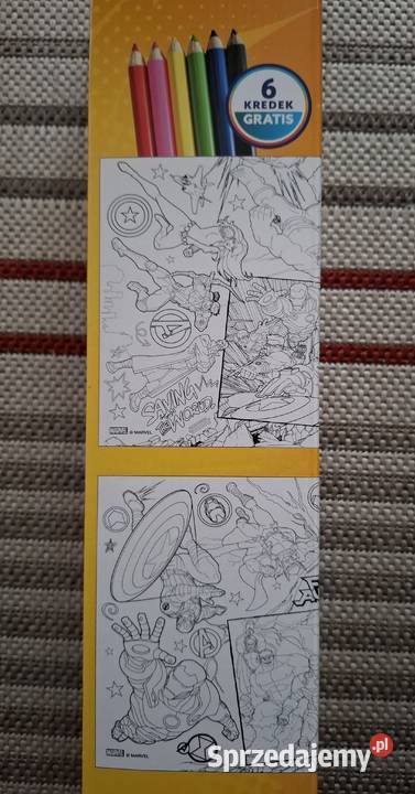 Kolorowanki Maxi 100 x 70 Avengers 2 Papier małopolskie