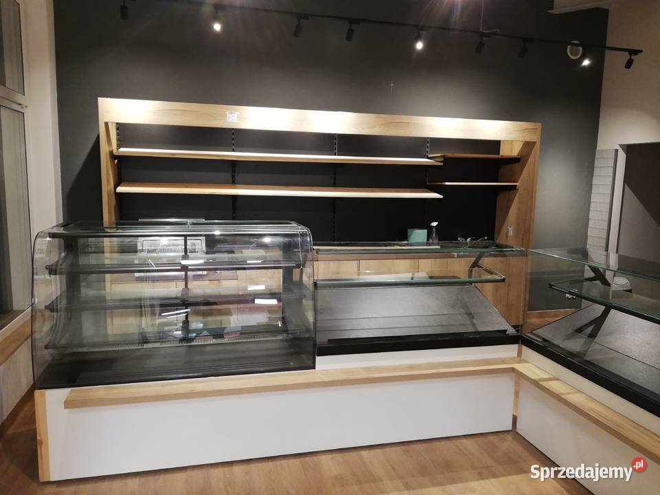 Witryna cukiernicza chłodnicza sklep piekarnia Szczecin