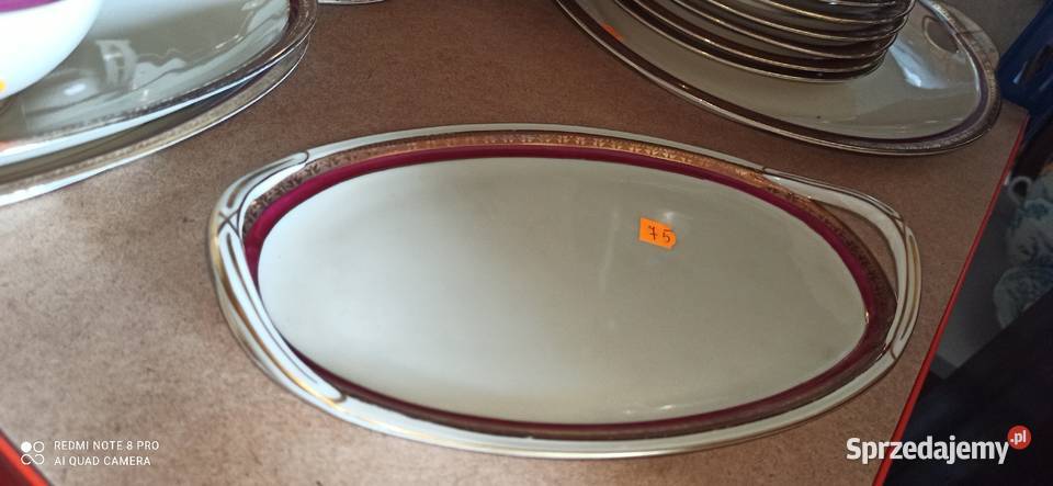 Filiżanka z talerzykiem deserowym Pirke Hammer Gdańsk