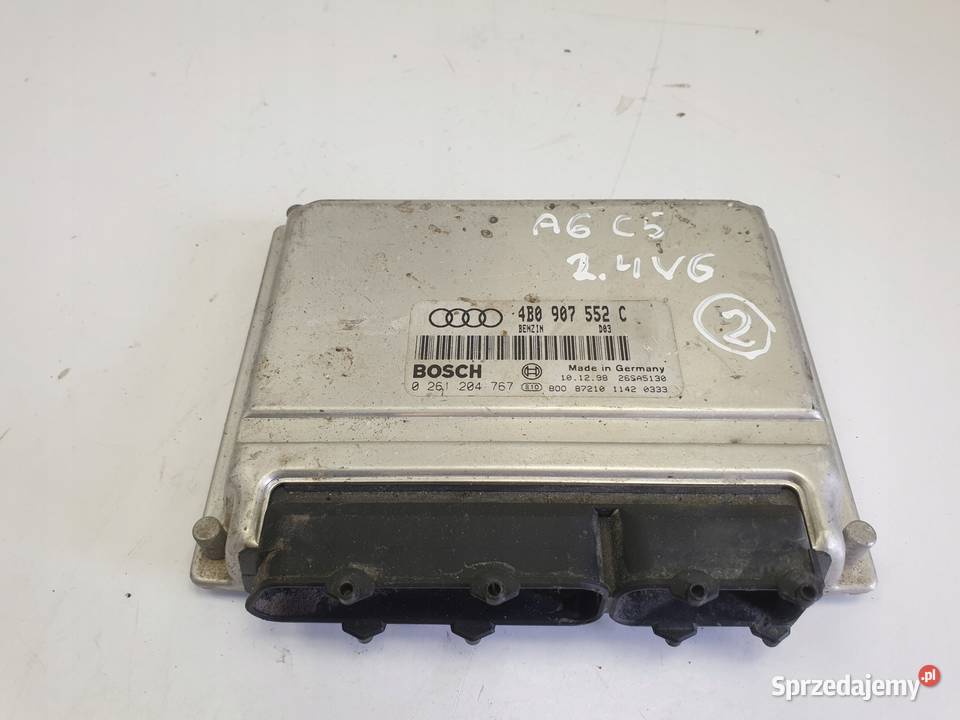 Audi A6 C5 24 V6 STEROWNIK SILNIKA 0261204767 osobowe lubelskie Rudka