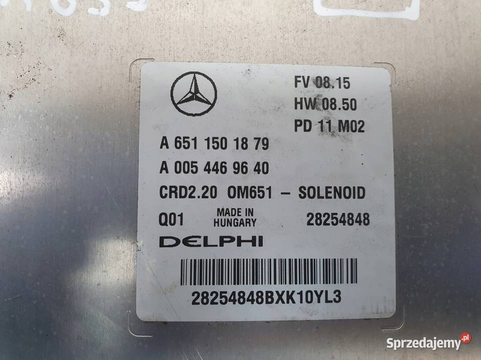 Mercedes Vito W639 22 CDI STEROWNIK SILNIKA Janów