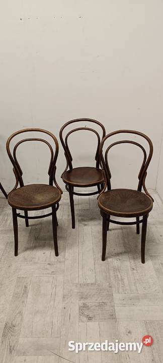 krzesło krzesła Thonet stare gięty buk A14 Radomsko