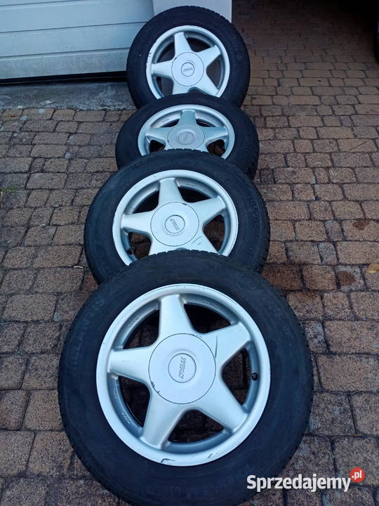 Felgi aluminiowe 14 TITAN opony letnie Barum mazowieckie Pruszków sprzedam