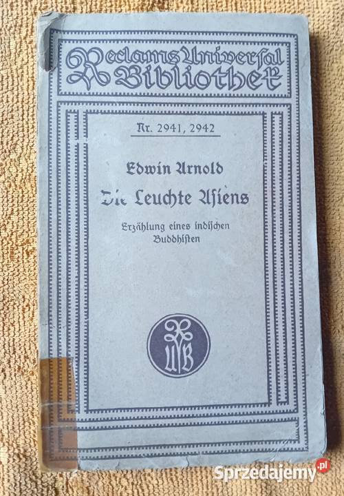 Edwin Arnold Die Leuchte Asiens Philipp Reclam Koźminek