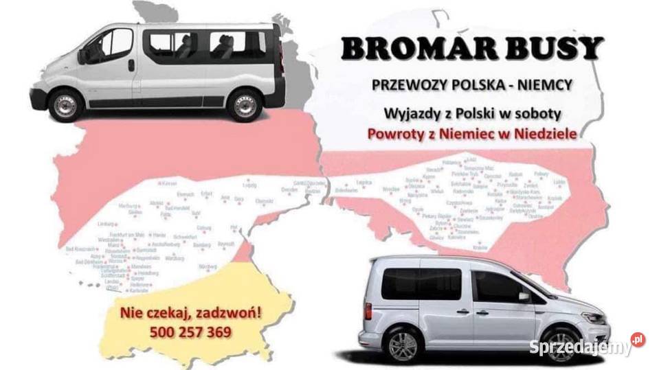 Busy i osobówki do Niemiec Pozostałe Stasin sprzedam