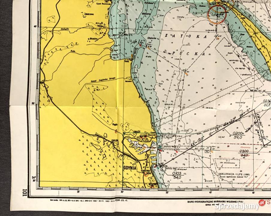 Mapa Bałtyk Zatoka Gdańska Stalowa Wola