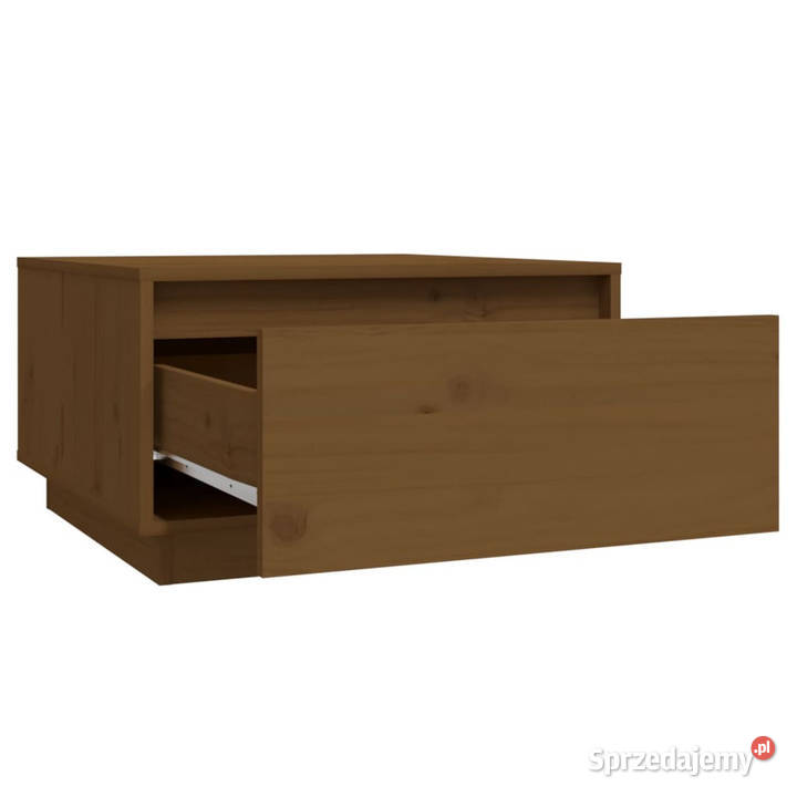 Stolik kawowy miodowy brąz 55x56x32 lite drewno mazowieckie Warszawa