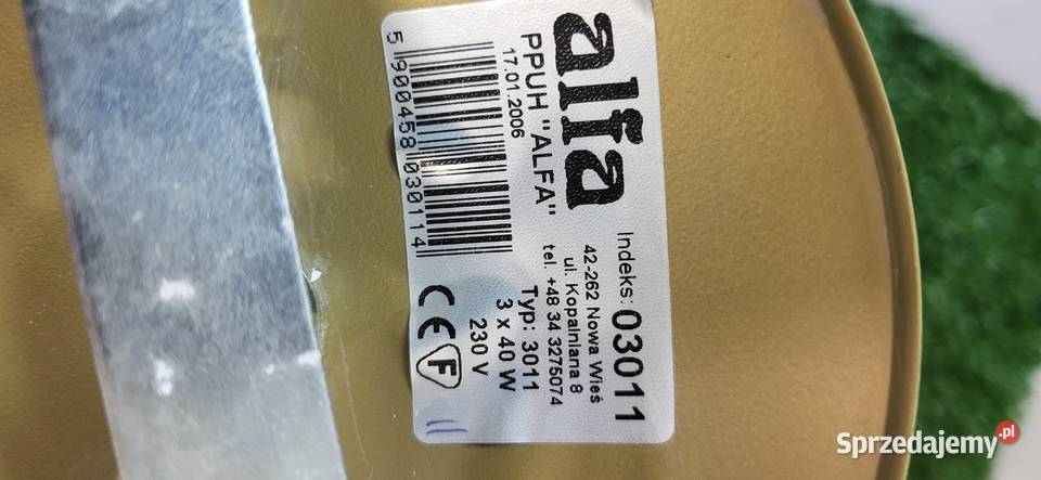 ŻYRANDOL ZWIS LAMPA Łódź