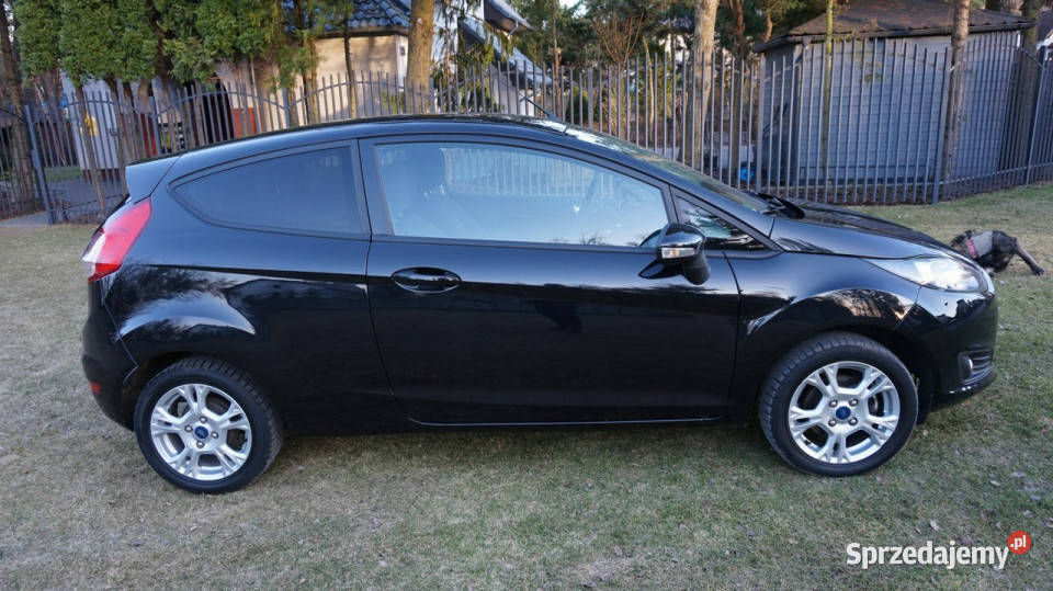 Ford Fiesta z Niemiec Gwarancja Mk7 2008 czarny Samochody osobowe