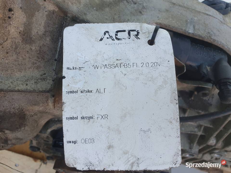 Audi A4 B6 20 20V SKRZYNIA BIEGÓW FXR manualna Janów