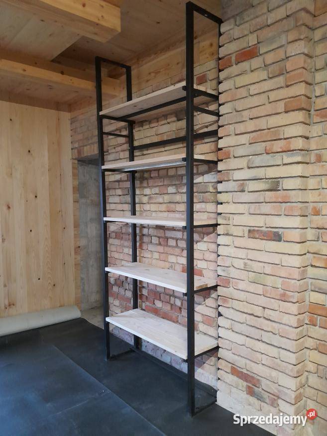 Regulowany regał loft industrial klejonka Gorlice