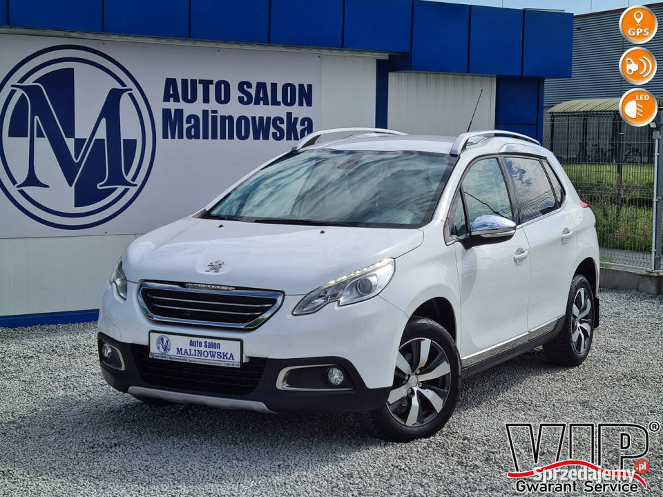 Peugeot 2008 90 Navi PDC Klimatronik Led czujnik parkowania Wągrowiec