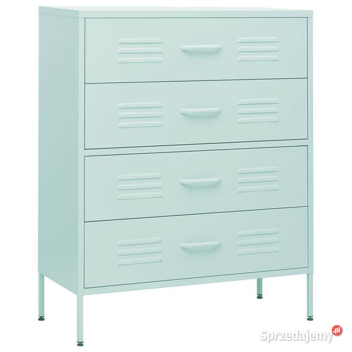 Szafka z szufladami miętowa 80x35x1015 stalowa Warszawa