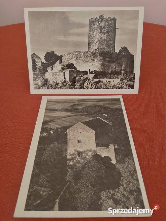 Zamek Bolków Dwie Pocztówki z 1965 roku Wałbrzych