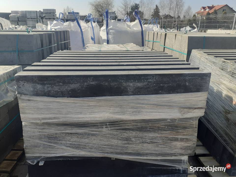 Krawężnik Drogowy Betonowy 1225100 grafit II Ogród mazowieckie Wielogóra