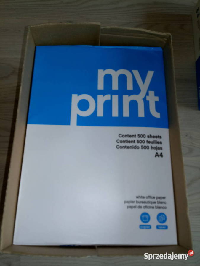 Papier ksero biały do drukarki A4 80g karton 4 małopolskie