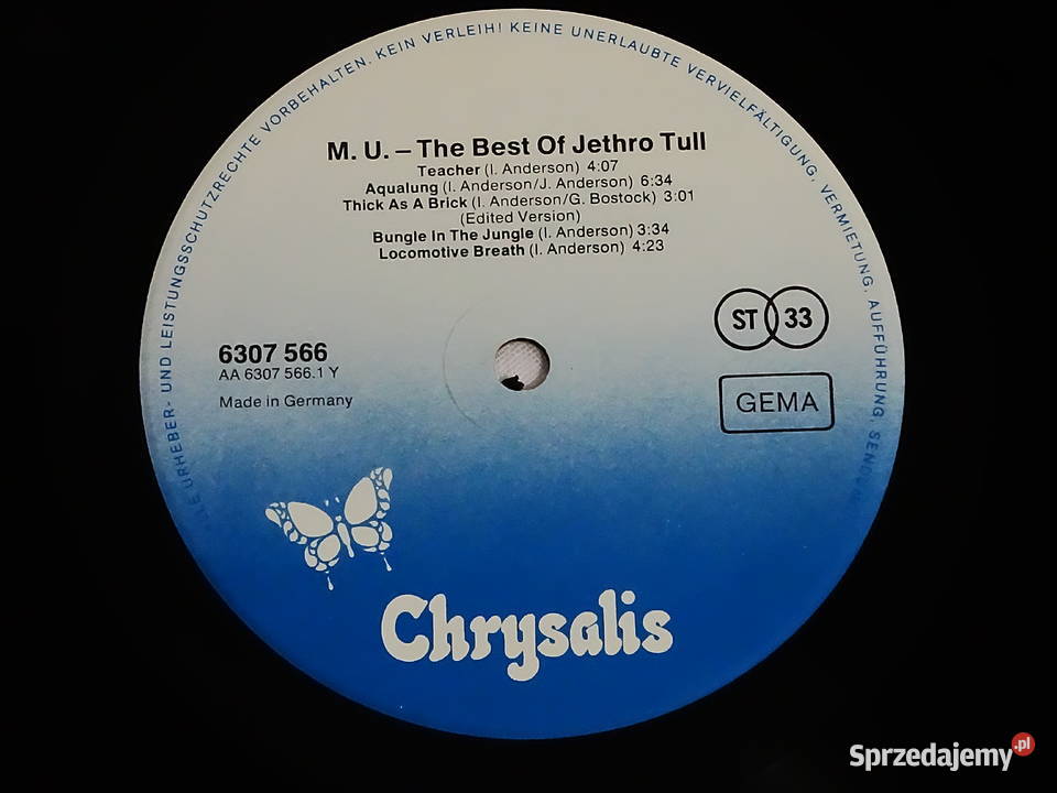 Jethro Tull MU The Best Of Jethro Tull Vinyl LP lubelskie Biłgoraj