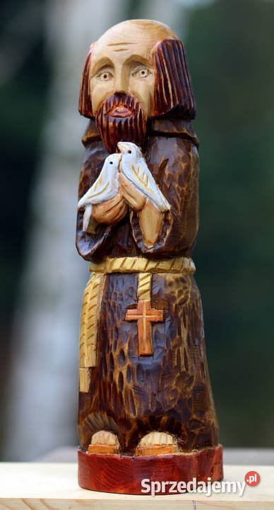 Św Franciszek rzeźba ludowa