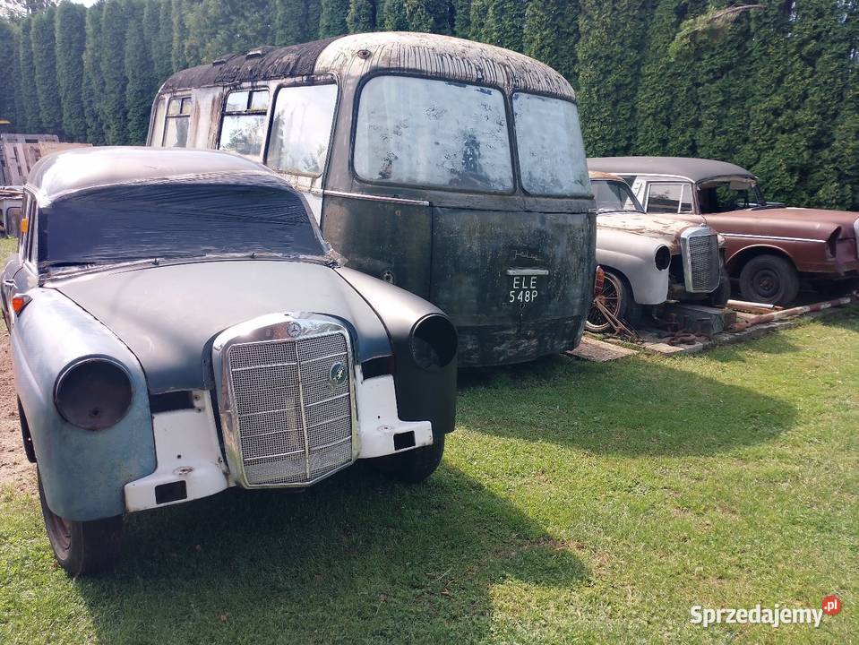 Mercedes karawan 180 z 1961 roku czarny Jarosław sprzedam
