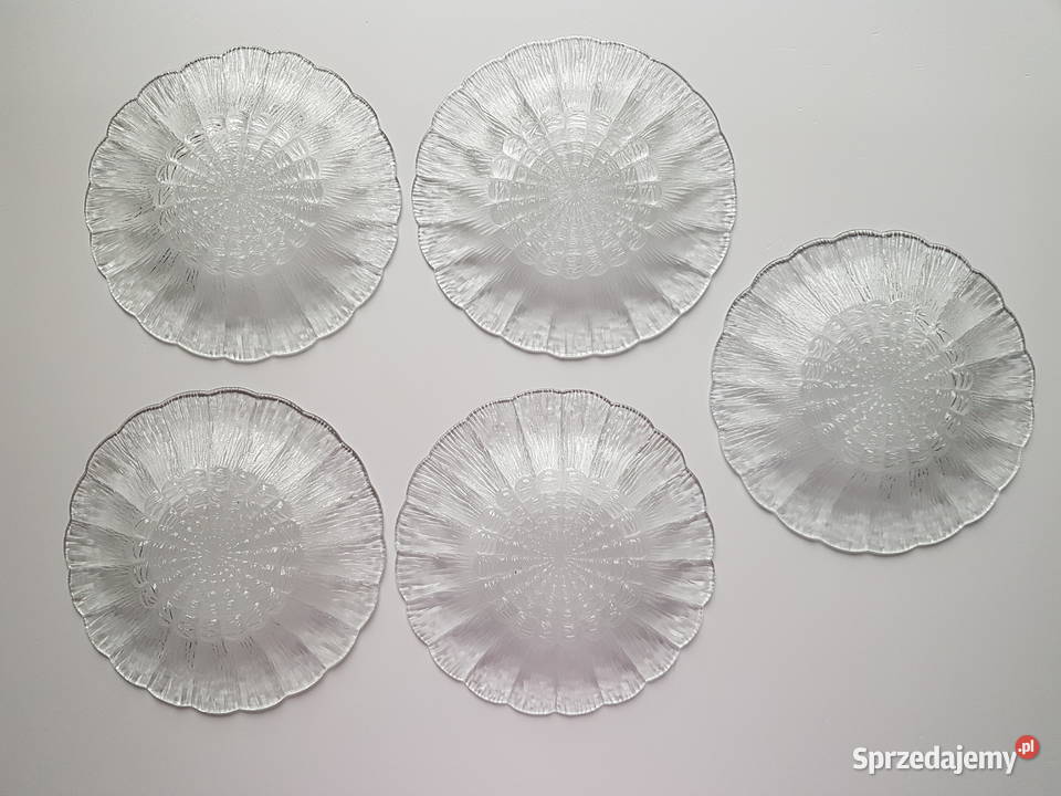 5 x talerzyk Cora ok19 talerzyki Ząbkowice szkło Dąbrowa Górnicza