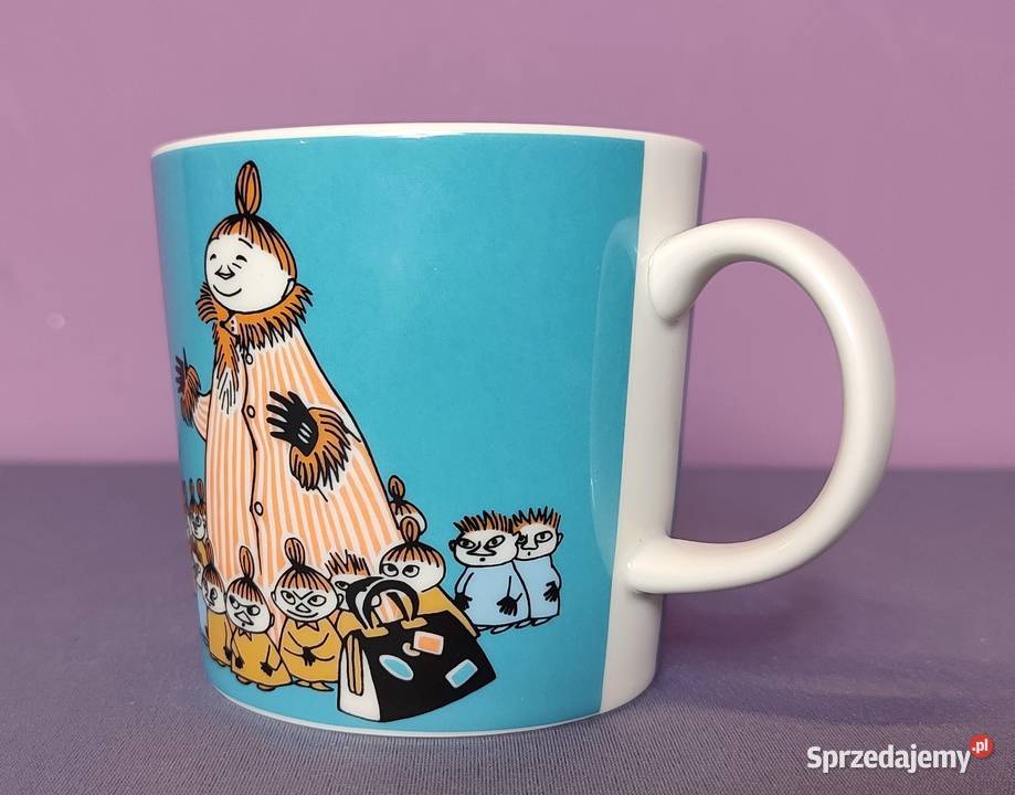 Muminki KUBEK Moomin Arabia Finland sygnatura Kubki Jasień