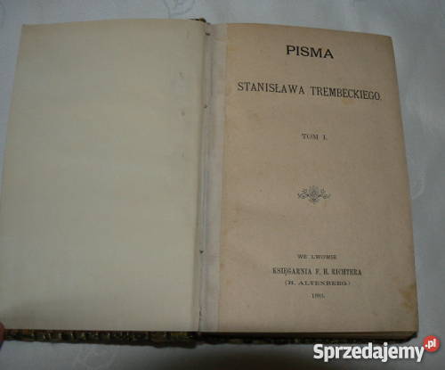 Unikat Pisma Stanisława Trembeckiego z 1883 r Warszawa sprzedam