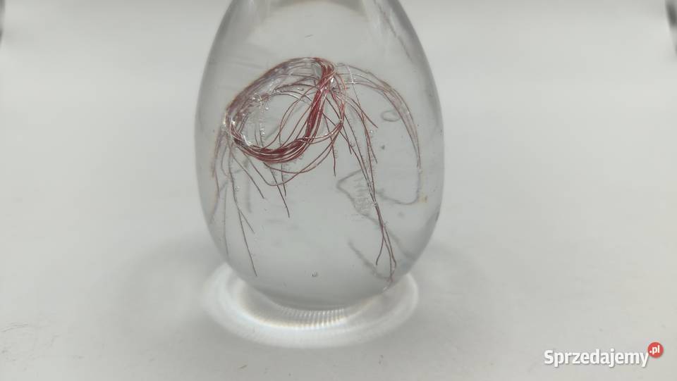 Szklane jajko przezroczyste Zamość