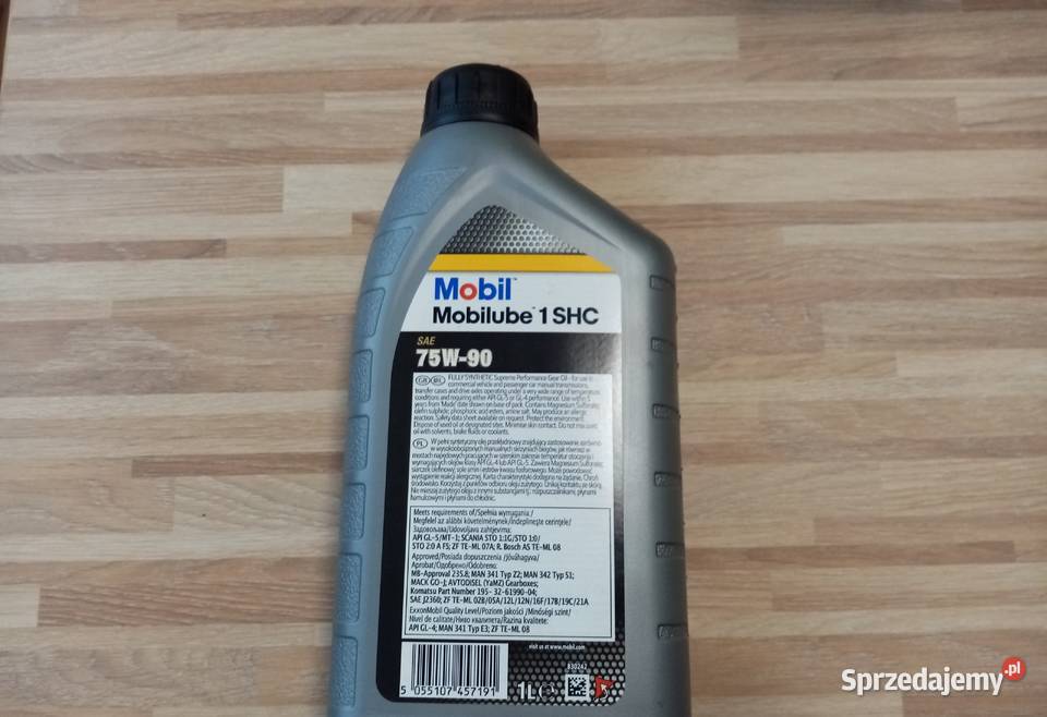 Olej przekładniowy Mobil Mobilube 1 SHC 75W90 1L