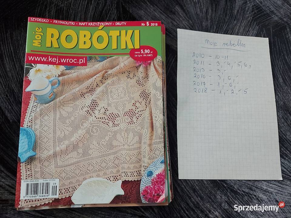 Zeszyty do robótek recznych sprzedam
