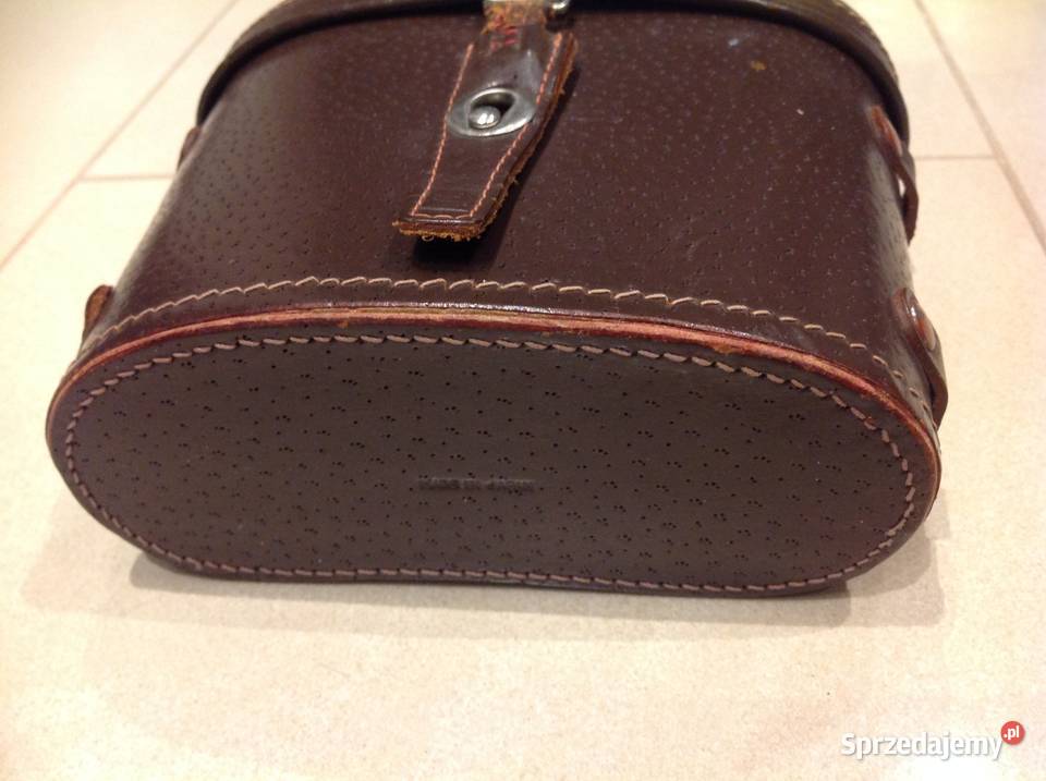 Futerał Pokrowiec Skórzany na Lornetkę STARY lubuskie Nowa Sól