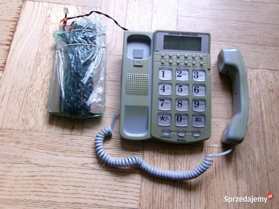 Telefon stacjonarny przewodowy Maria MT512 z PRL Legionowo