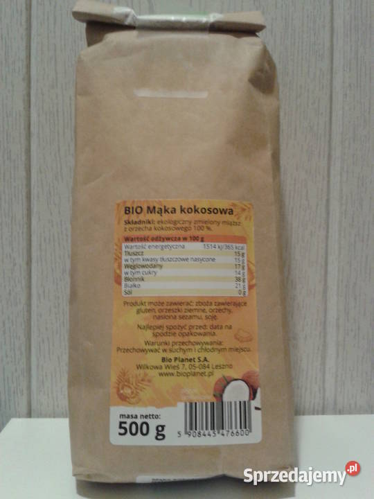 NaturaVena Ekologiczna Mąka KOKOSOWA BIO ze Sri