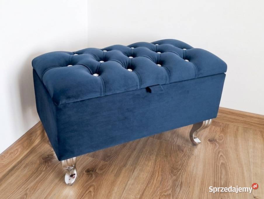 Pufa ławeczka 60x30 chesterfield otwierana z 40cm Stronie