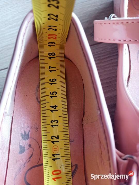 Buty baleriny baletki dziewczęce pudrowy brudny 18cm mazowieckie Płock