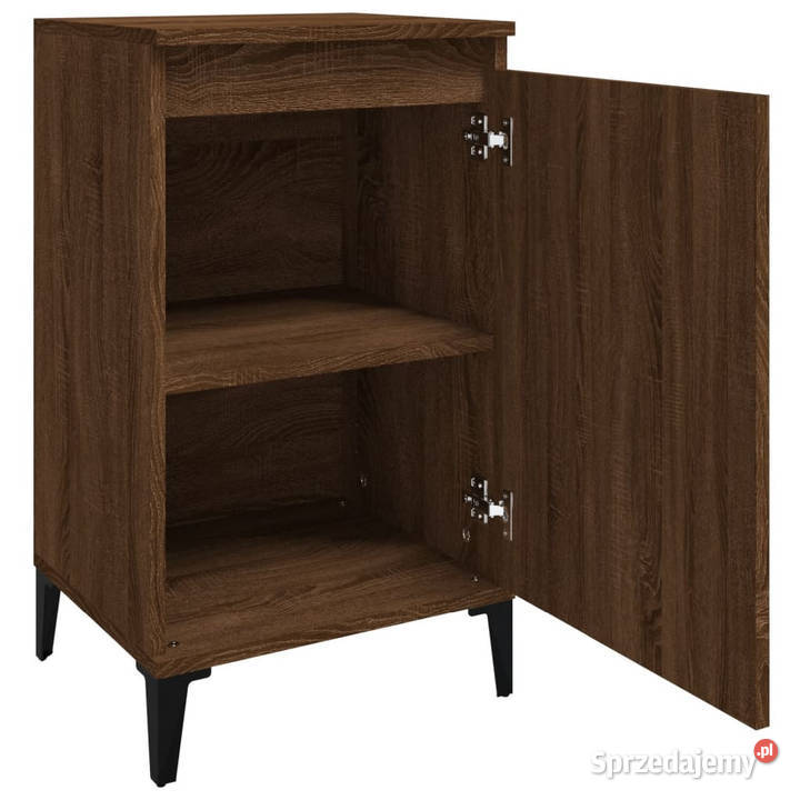 Szafki nocne 2 przydymiony dąb 40x35x70 WM819659 Warszawa