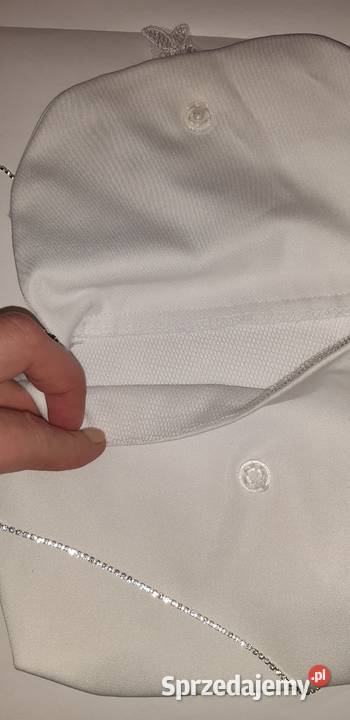 Torebka I rękawiczki komunijne mazowieckie Borów