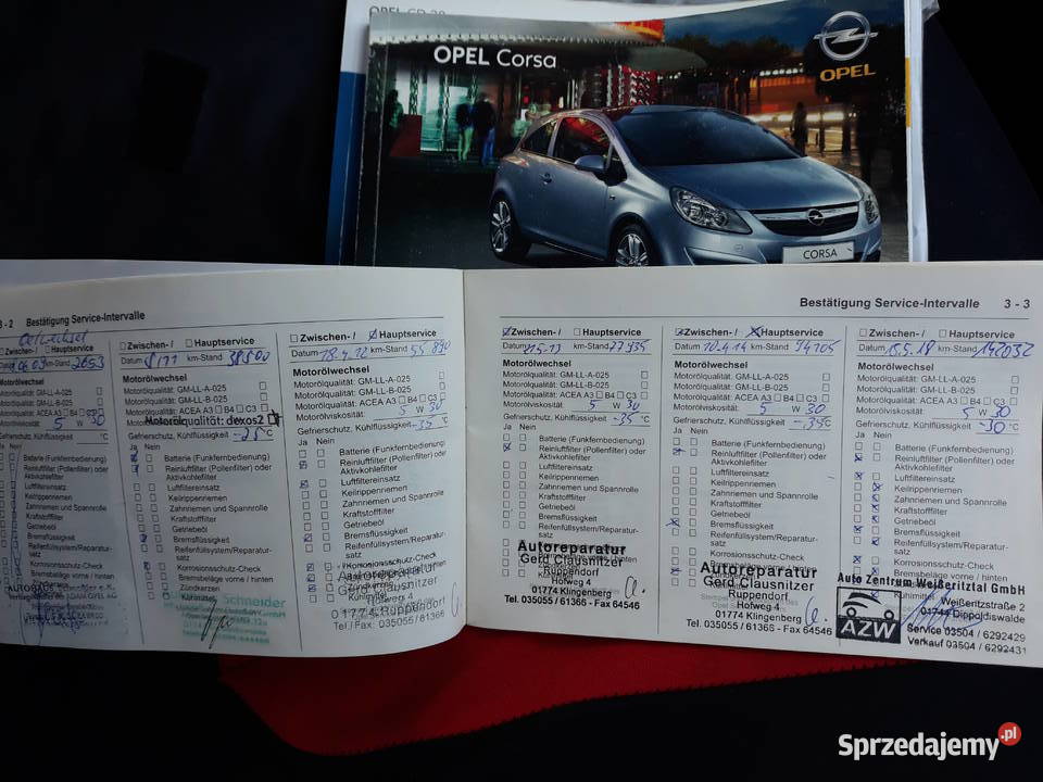 Opel Corsa 2009 r 14 16v 100 Strzegom