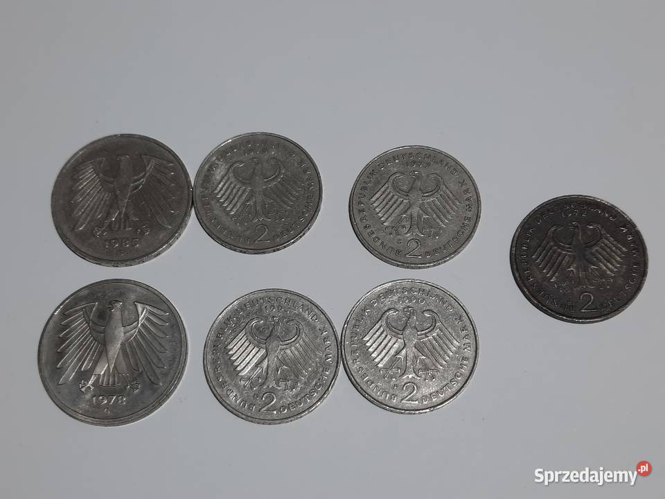 MONETY Niemcy 2x5 5x2 Marki