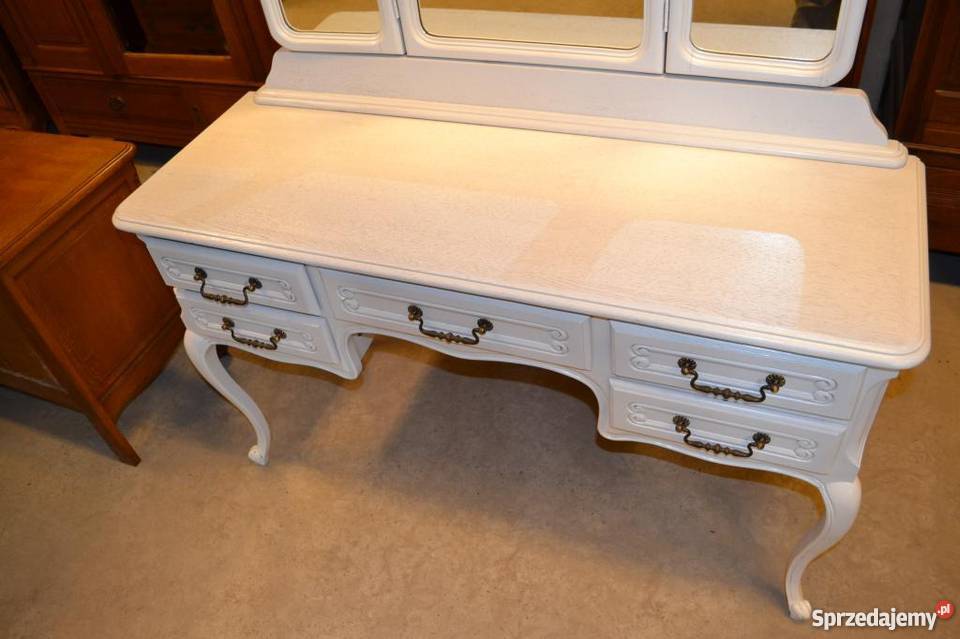 Piękna bielona toaletka ludwikowskasklep Dąbrowa Dąbrowa Górnicza