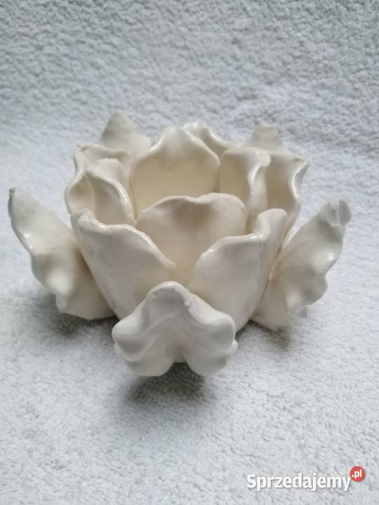Ceramiczny świecznik na tlighta pomorskie Nowa Karczma