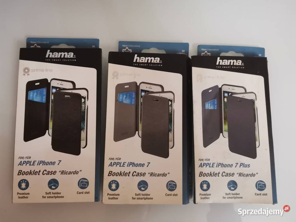 Etui na telefon Apple iPhone 7 plus hama skóra wielkopolskie Trzcianka sprzedam