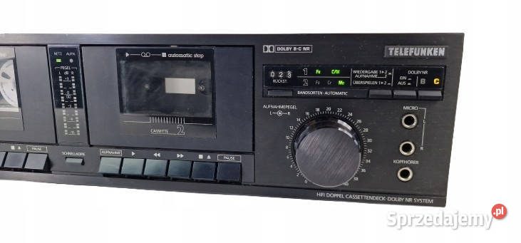 Magnetofon Cassette Deck Telefunken HC865T HC wielkopolskie