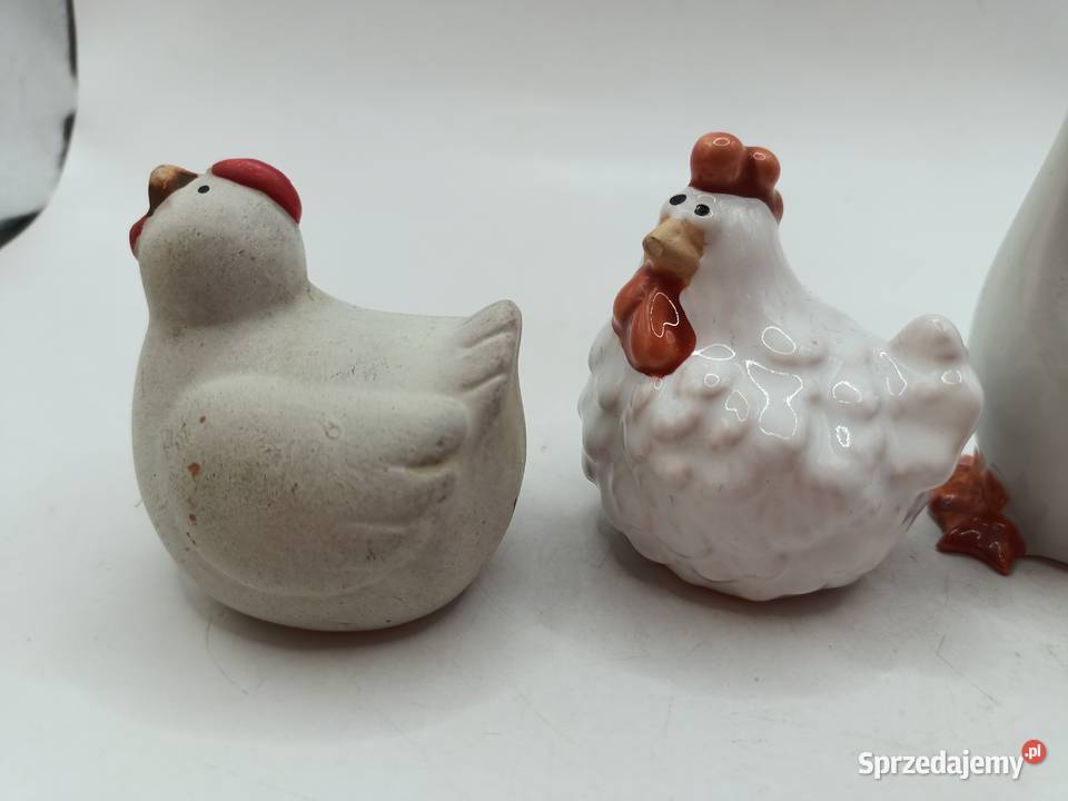 Figurki mini ptaki drób wiosenne dekoracje Zamość