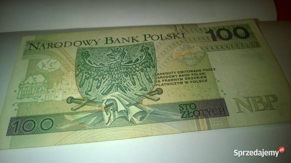 banknot kolekcjonerski 100zl małopolskie Kraków
