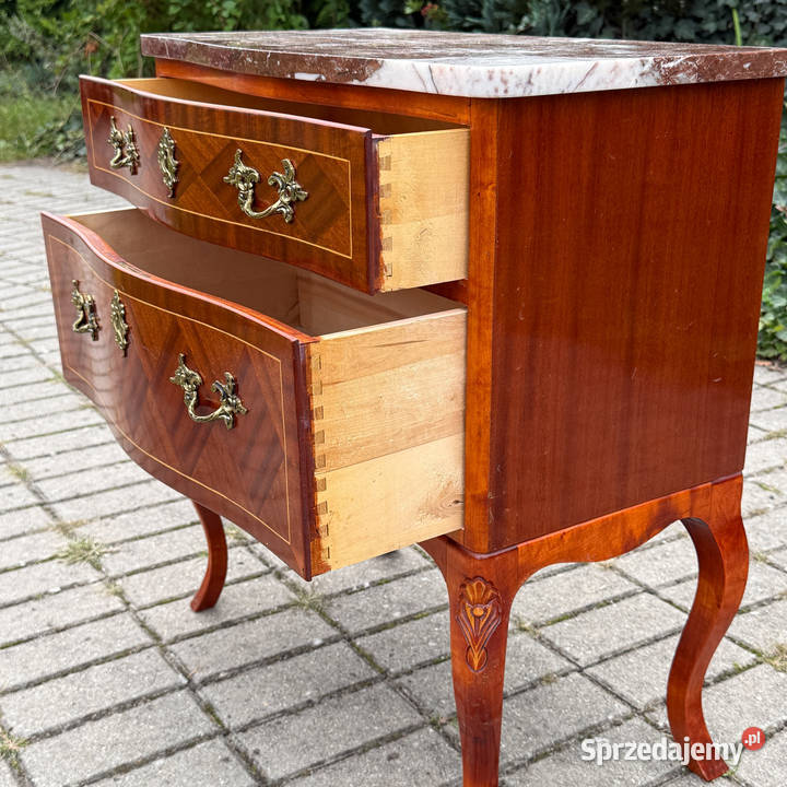 ARTexpert Komoda Ludwik marmurowy blat vintage Dobrzany