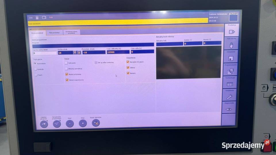 centrum gnące TRUMPF TruBend Center 7030 Toruń