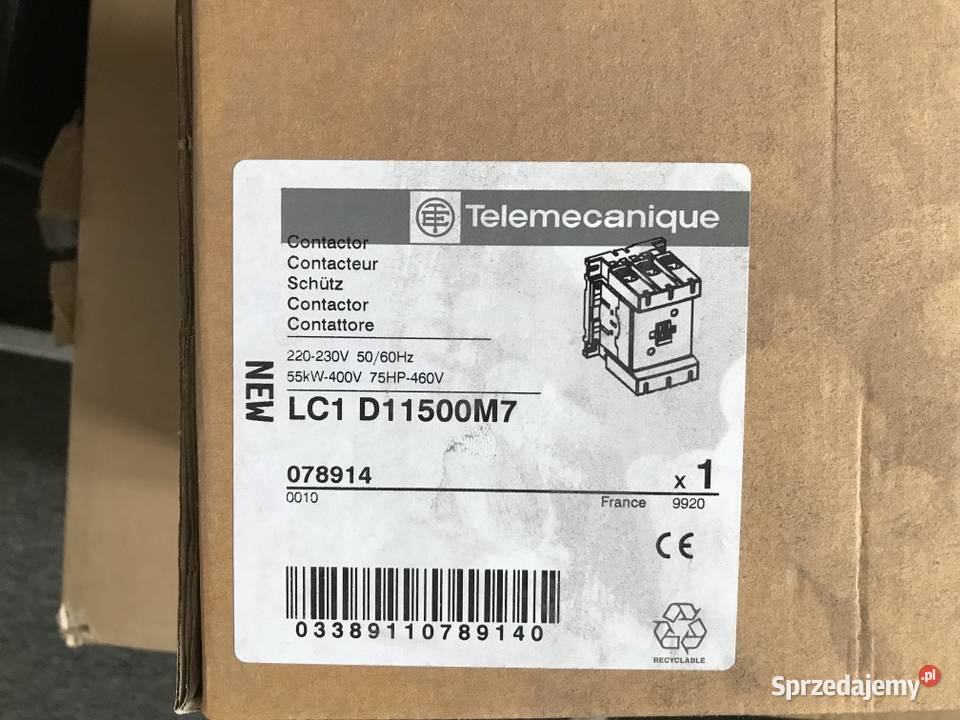 Stycznik LC1 D11500M7 Telemecanique łódzkie Łódź