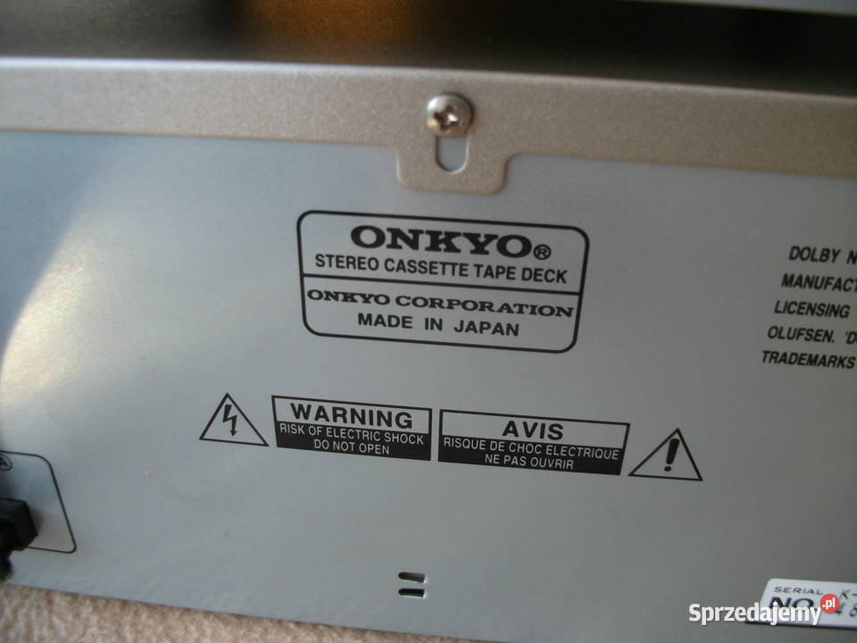 Amplituner Onkyo wyprzedaż kolekcji 100 sprawny Warszawa