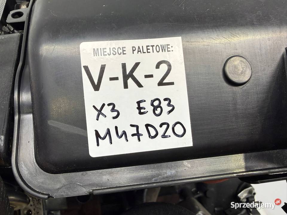 SILNIK BMW X3 E83 20 D DIESEL 150 170 diesel Chełm sprzedam