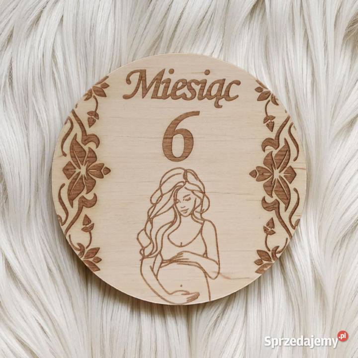 Drewniane Tabliczki z Miesiącami Do Sesji Kraków sprzedam